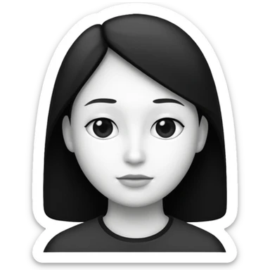 change this top black and white sticker