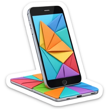 Un smartphone qui se plie comme un origami sticker