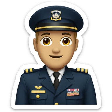 Navy uniform sticker
