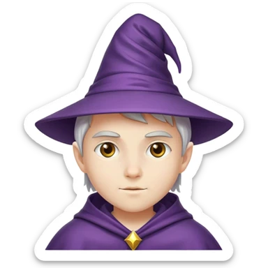 A 11year old old wizzard sticker