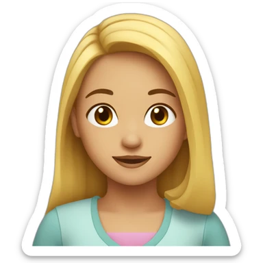 Une fille qui fait le grand écart sticker