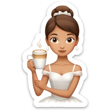 ballerina cappuccino ￼ sticker