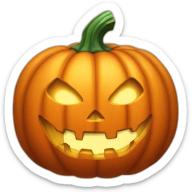 Jack'o lantern sticker
