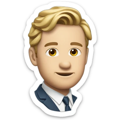 Carl Hanratty from the movie catch me if you can sticker