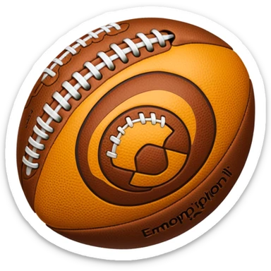 football not contain white color sticker