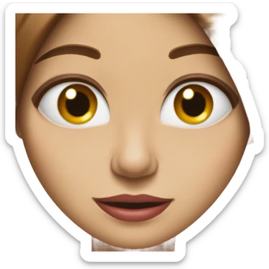 Drinking dr pepper cherry flavoured Brown hair girl blue eyes sticker