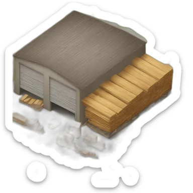 modern lumber factory sticker