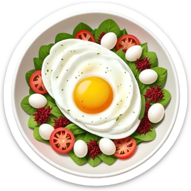 Egg, Labneh and Sumac Salad Bowl
 sticker