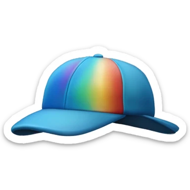 Une licorne avec une casquette à l’envers  sticker