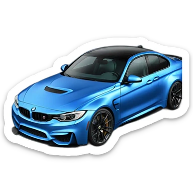 blue f80 m3 sticker