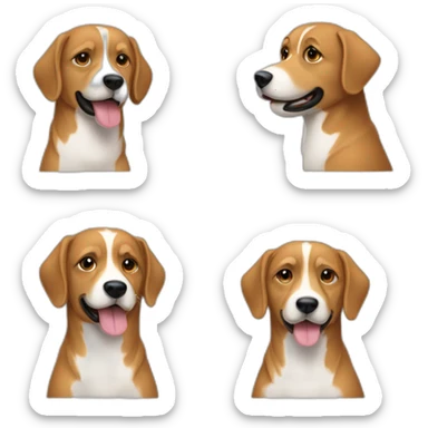 Chien et personne handicapée sticker