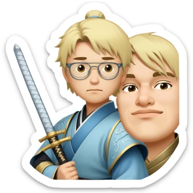 Elegant Samurai sticker