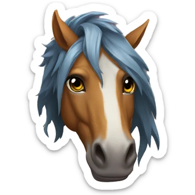 horse warlock sticker