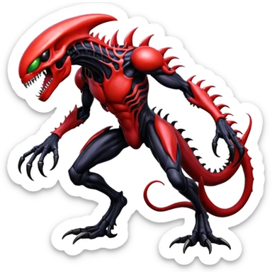 Venom-Xenomorph-Darkrai-Genesect-fusion, full body sticker
