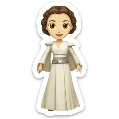 star wars padme sticker