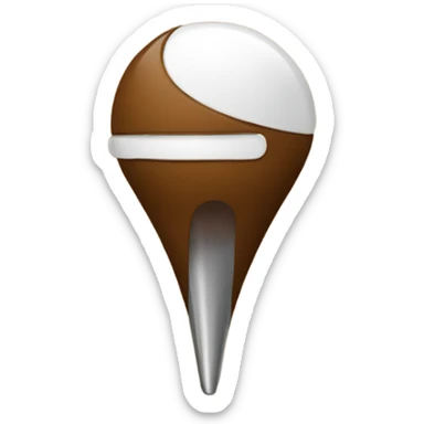 localisation pushpin brown  sticker