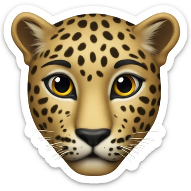 Leopard sticker