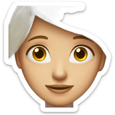 Honest female friend sticker