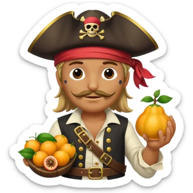 Pirate Captain Mixed with a Maracuja sticker