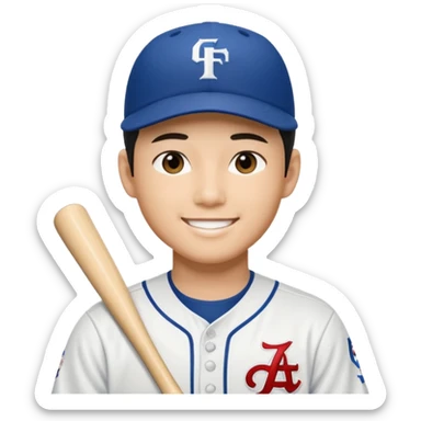 Shohei Ohtani baseball player  sticker