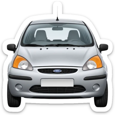 Fod fiesta 4 door hatchback 1998 sticker