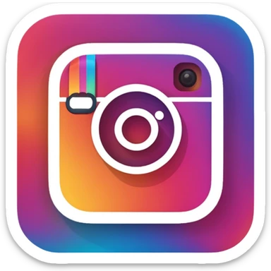 Instagram logo original sticker