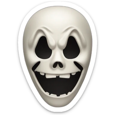 Ghostface_scream sticker