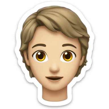 Un homme sue une femme sticker