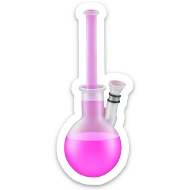 Pink bong sticker