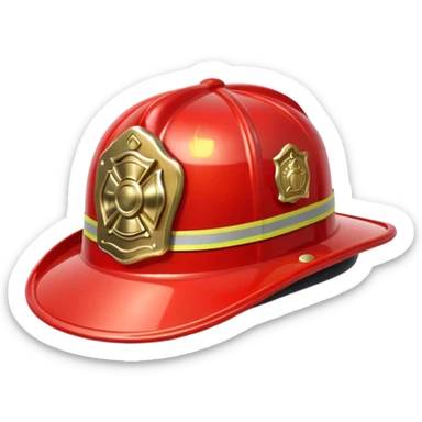 fireman hat sticker