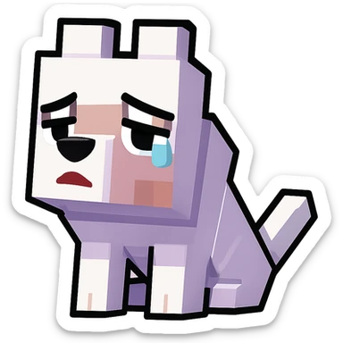 Extract every character from the picture. character including the clothes and accessories they are wearing, and place on a transparent background. Keep the original style and appearance exactly the same. and separately give me the each character picture. There is 3 character in this image. there is two dog

 sticker