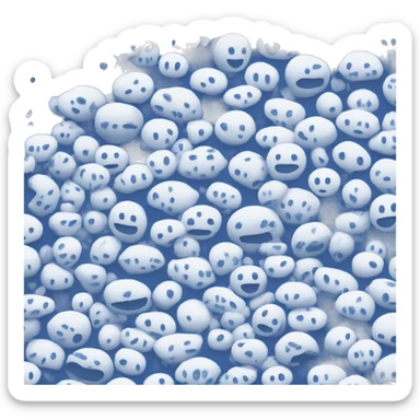 blue white rhobus pattern sticker