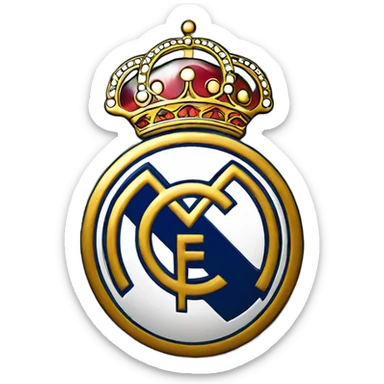 Real madrid logo sticker