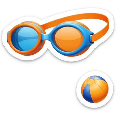 swimming gear sticker