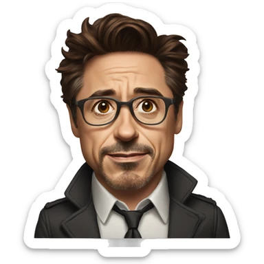 Robert Downey Jr. sticker