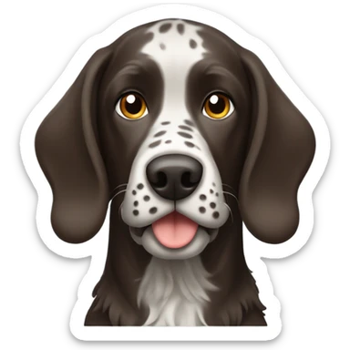Wired Haired German Pointer sticker