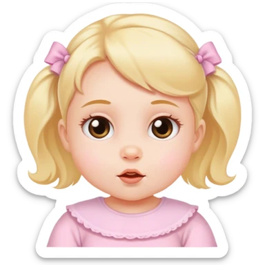 Baby girl sticker