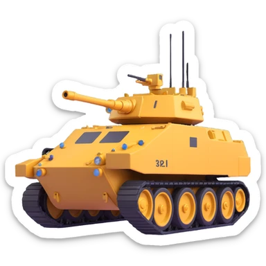 ZBL-08 armoured fighting vehicle, facing forward sticker