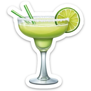 a classic margarita cocktail  sticker