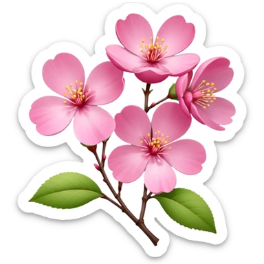 fleurs de cerisiers sticker