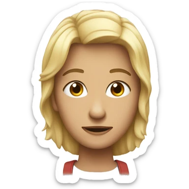 Una persona che va ha fuovo sticker