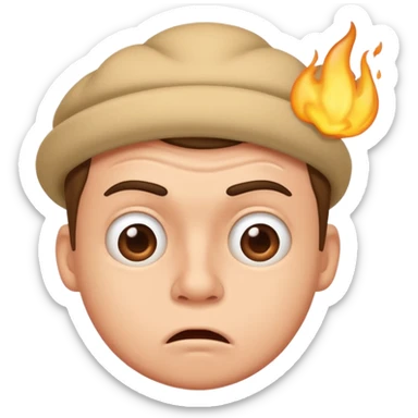 A guy farting ￼￼ sticker