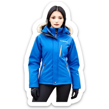 Сердце темно-бирюзовое в звездочку sticker