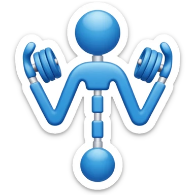 símbolo oficial da fisioterapia sticker