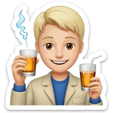 Alkohol und drogen dieser Emoji trinkt Alkohol und drogen 😀 sticker
