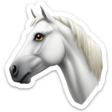 White Horse  sticker