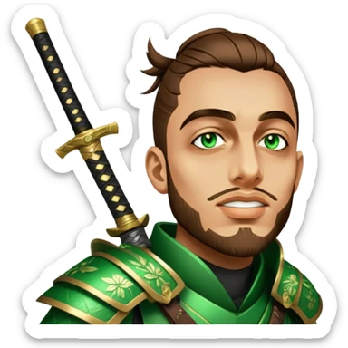 Emerald Samurai sticker