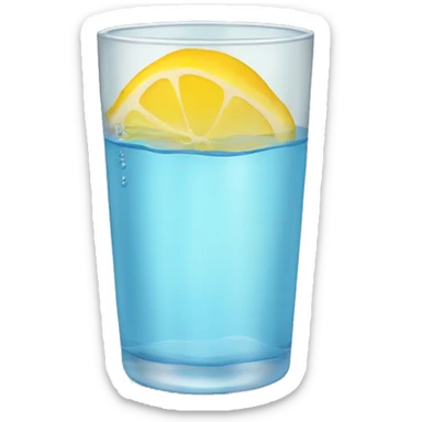 Un vaso de agua  sticker