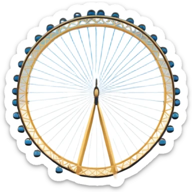 golden eye londra sticker