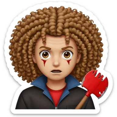skib skib 67 slasher mad big hair kind sticker
